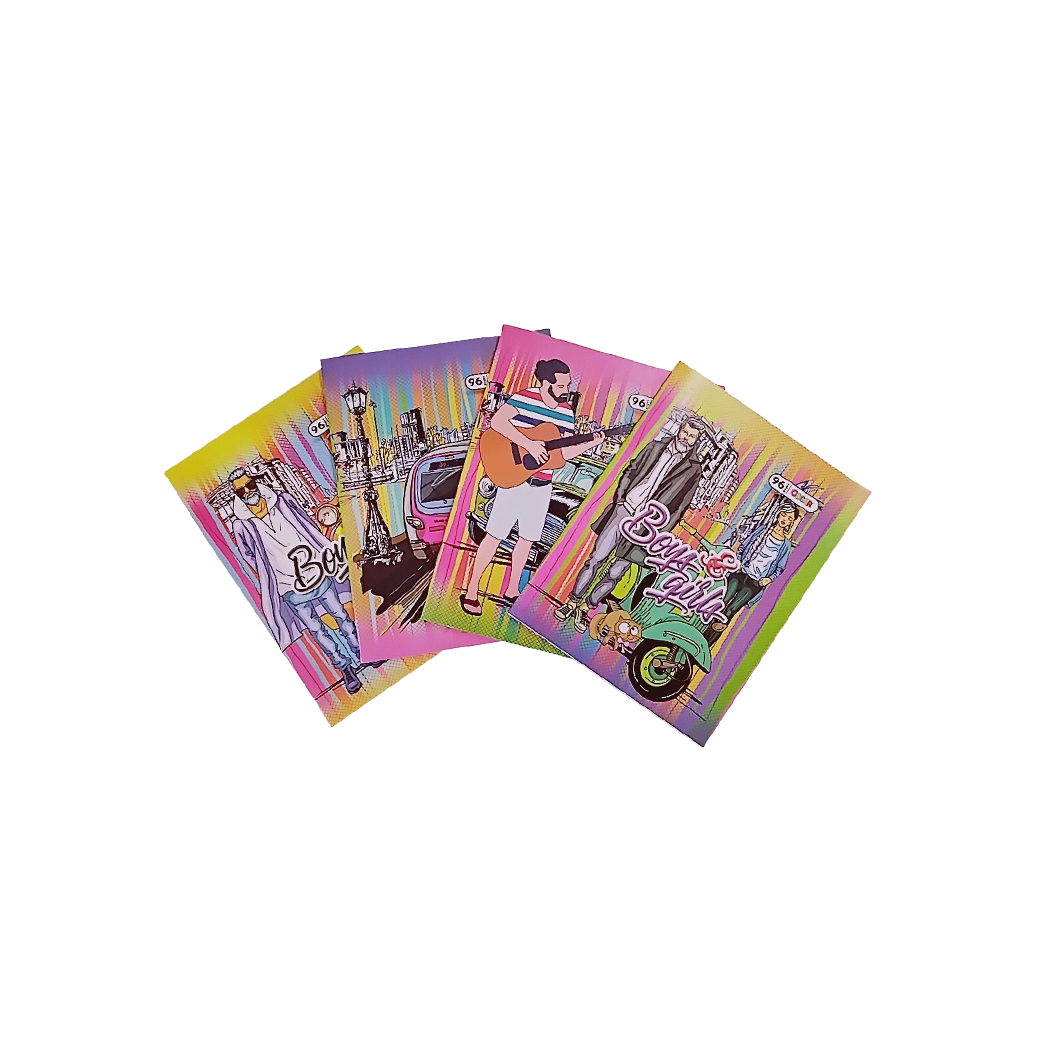 P0201026 - CAHIER PIQ 17X22 96P SEY 60G COUV VERNIE