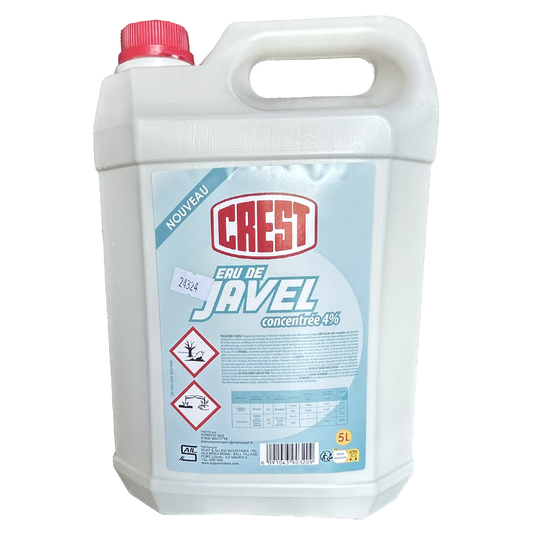 N0402014 - SOAP AND ALLIED - JAVEL CREST 5L 4%