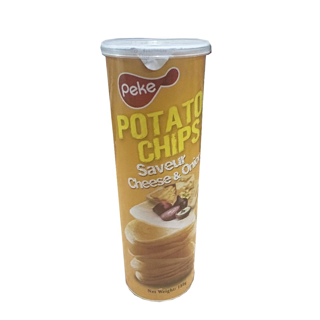 A0303111 - PEKE POTATO CHIPS 150G CHEESE AND ONION