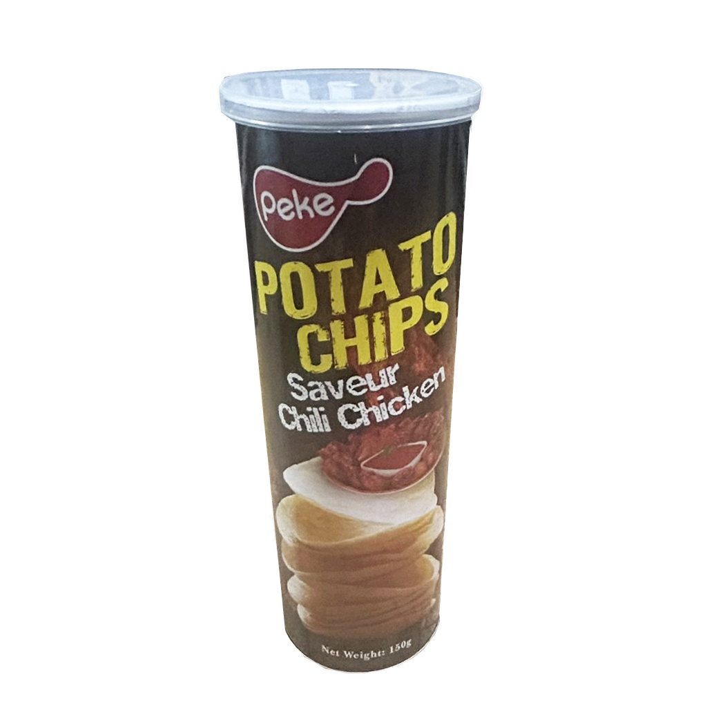 A0303140 - PEKE POTATO CHIPS 150G CHILLI CHICKEN