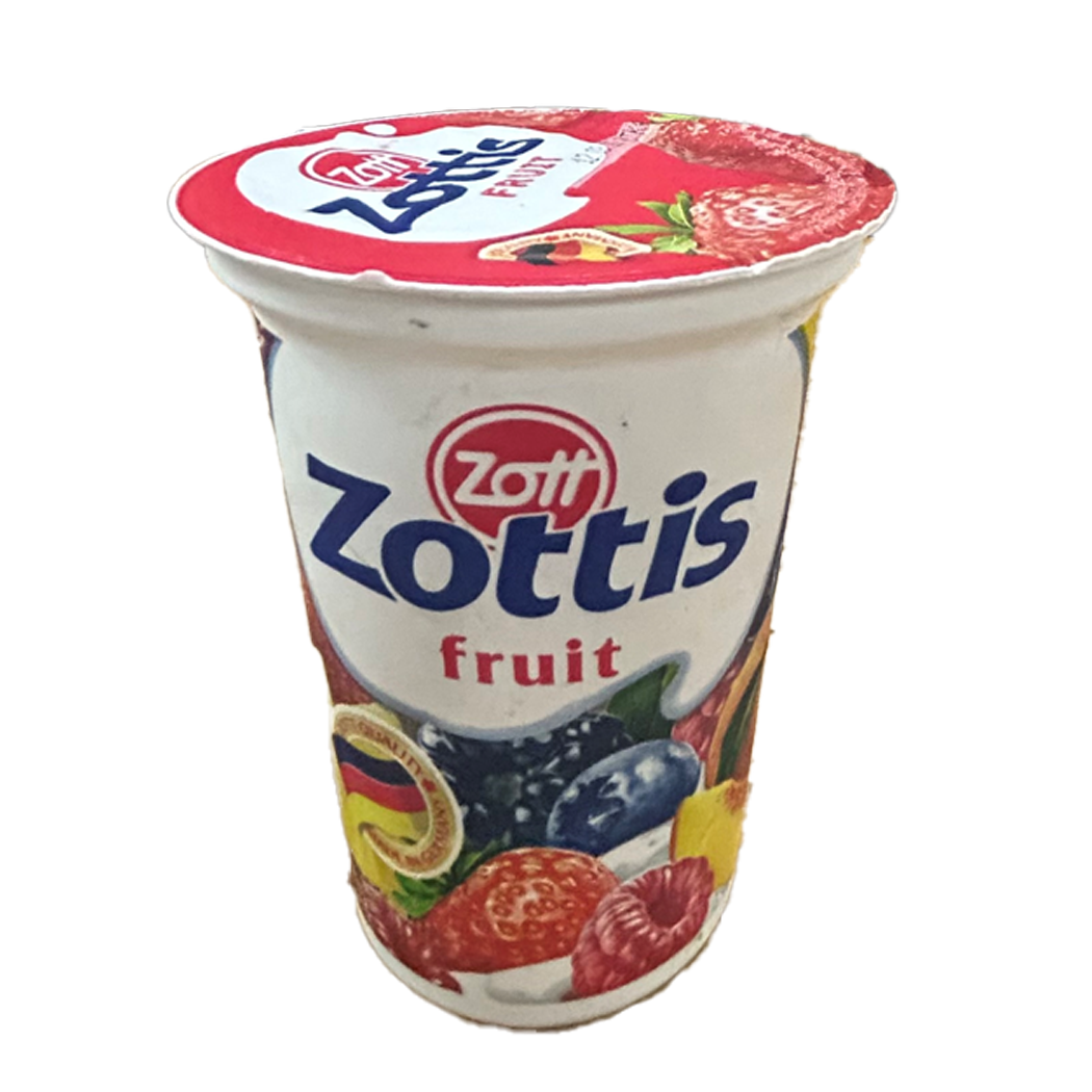 A1005040 - ZOTTIS FRUIT POT 400G FRAISE/FRAISE DES BOIS/PECHE