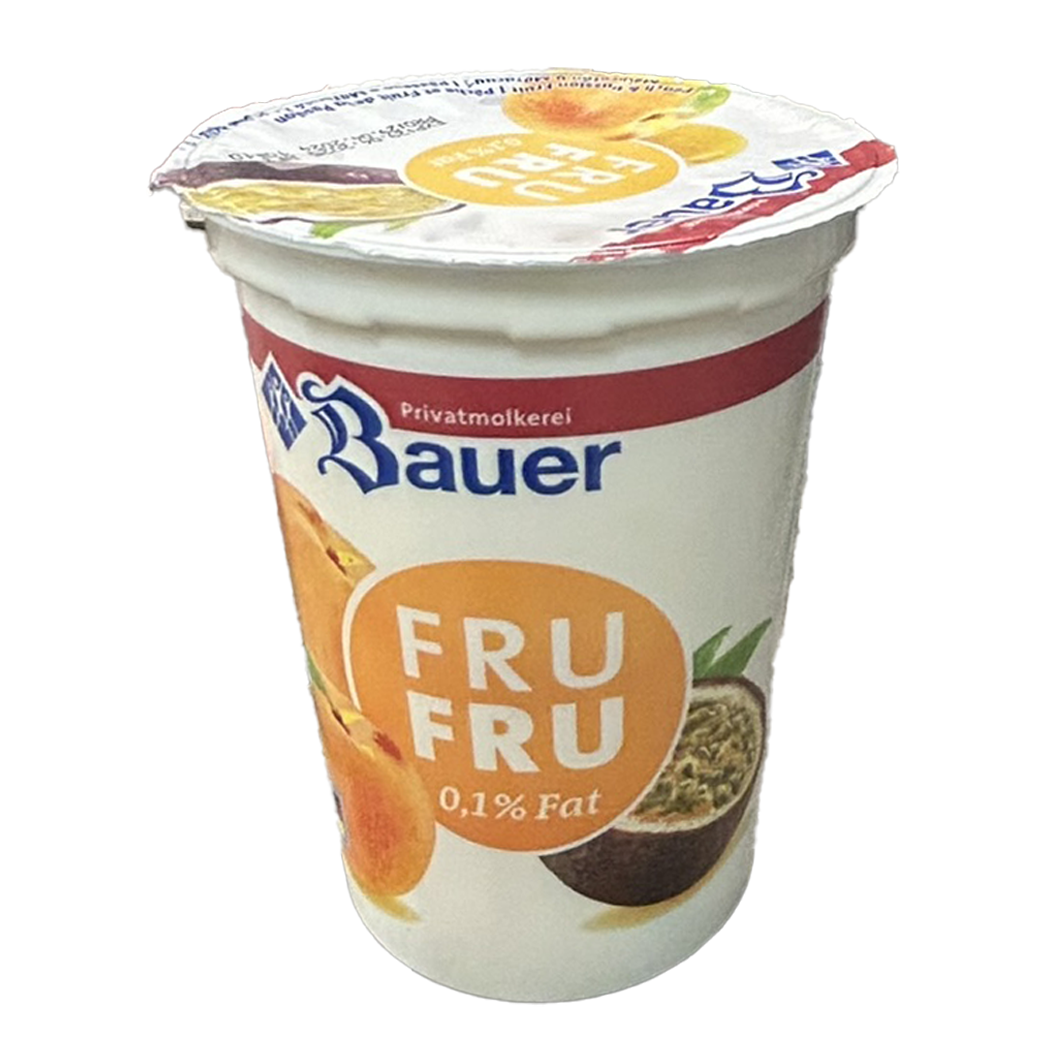 A1005104 - BAUER DESSERT LACTE POT DE 500G - PECHE