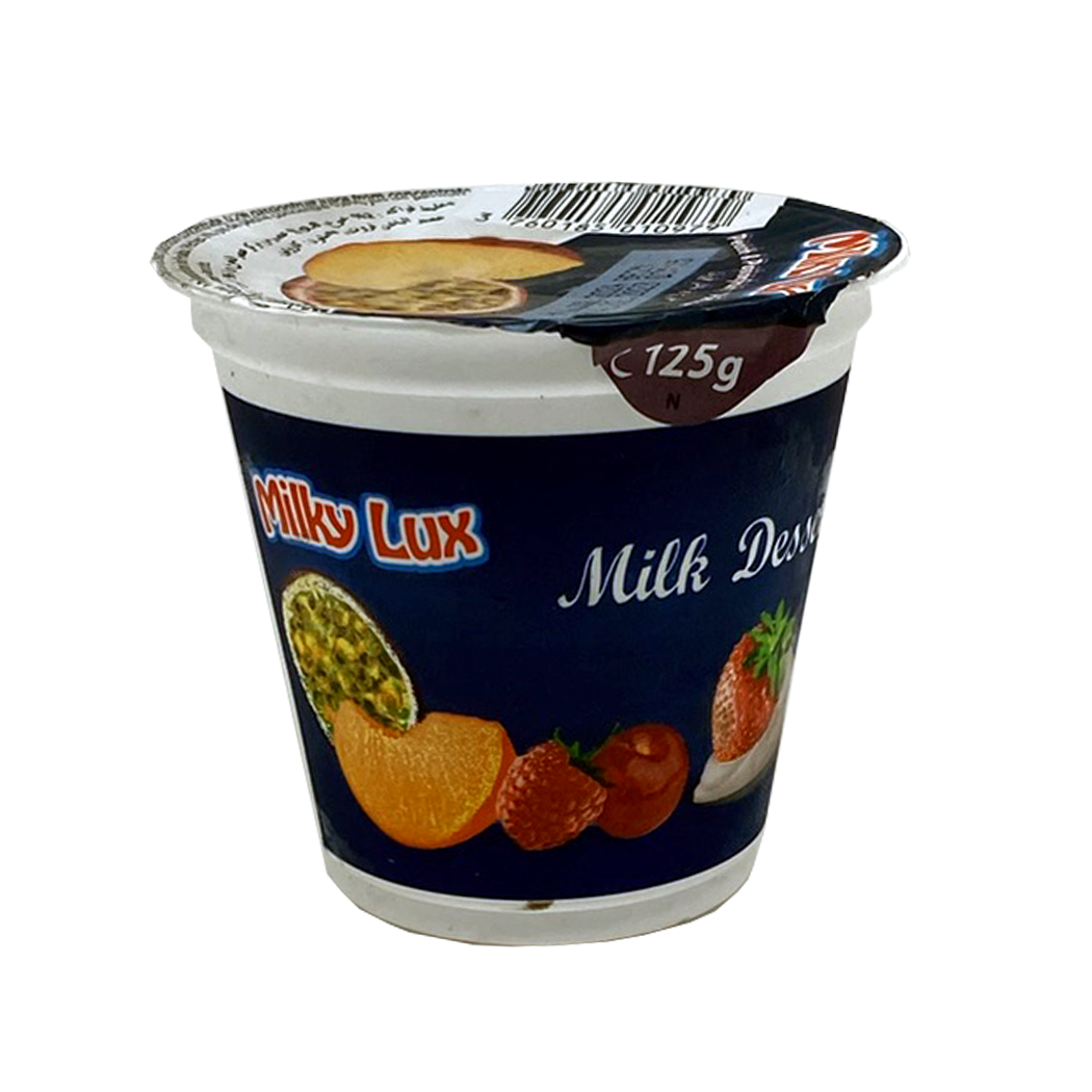 A1005301 - MILKY LUX DESSERT PECH/PASSION 125G