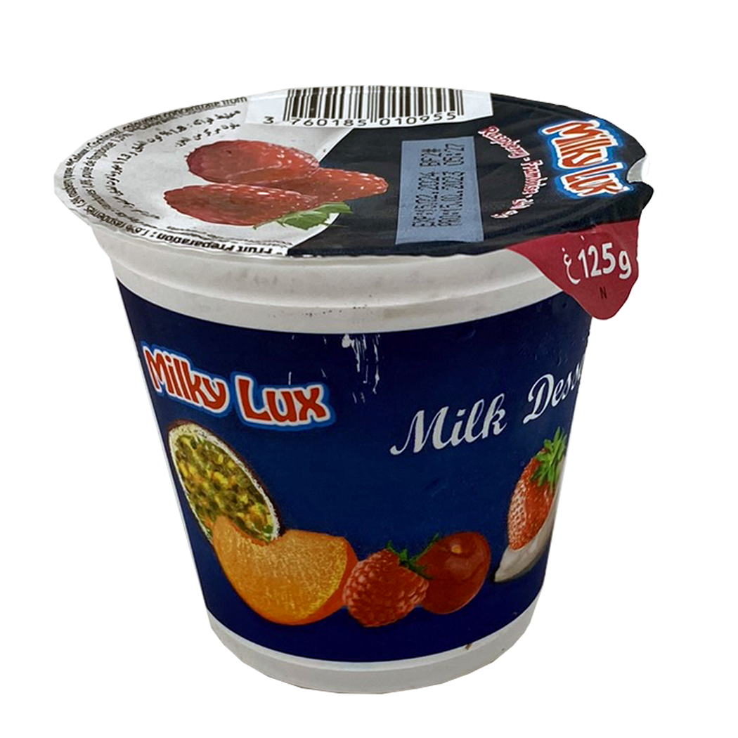 A1005303 - MILKY LUX DESSERT FRAMBOISE 125G