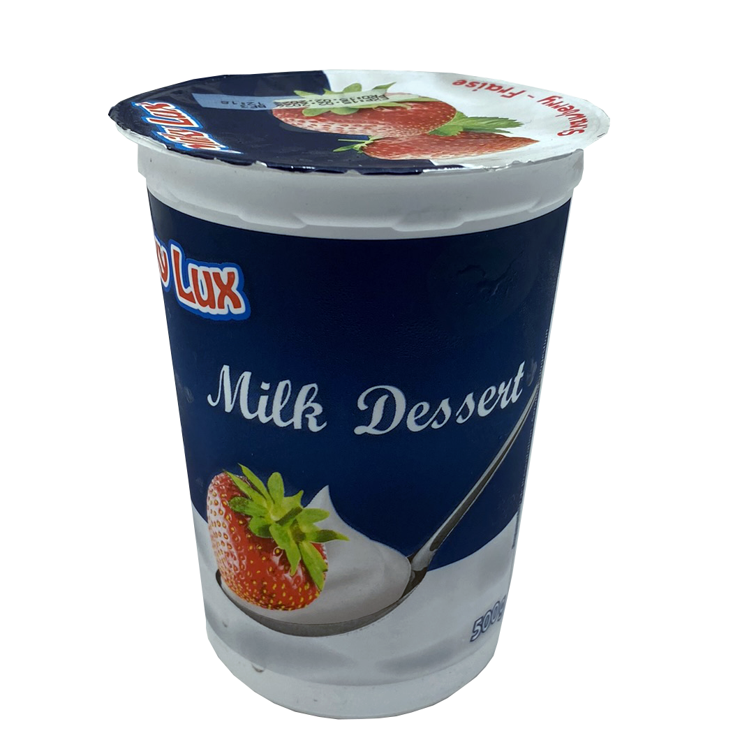 A1005313 - MILKY LUX YAOURT FRAISE 500G