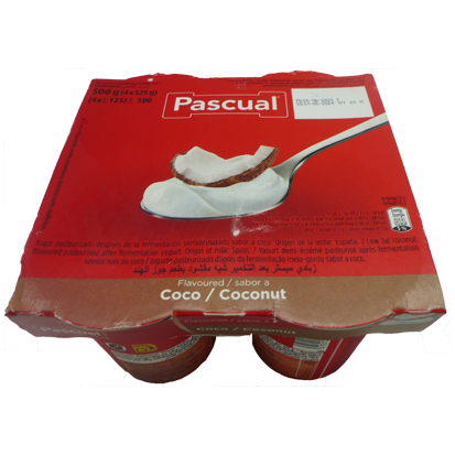 A1006002 - PASCUAL YAOURT NOIX DE COCO 4X125G