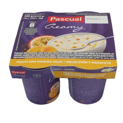 A1006005 - PASCUAL CREMEUX P?CHE/PASSION 4X125G