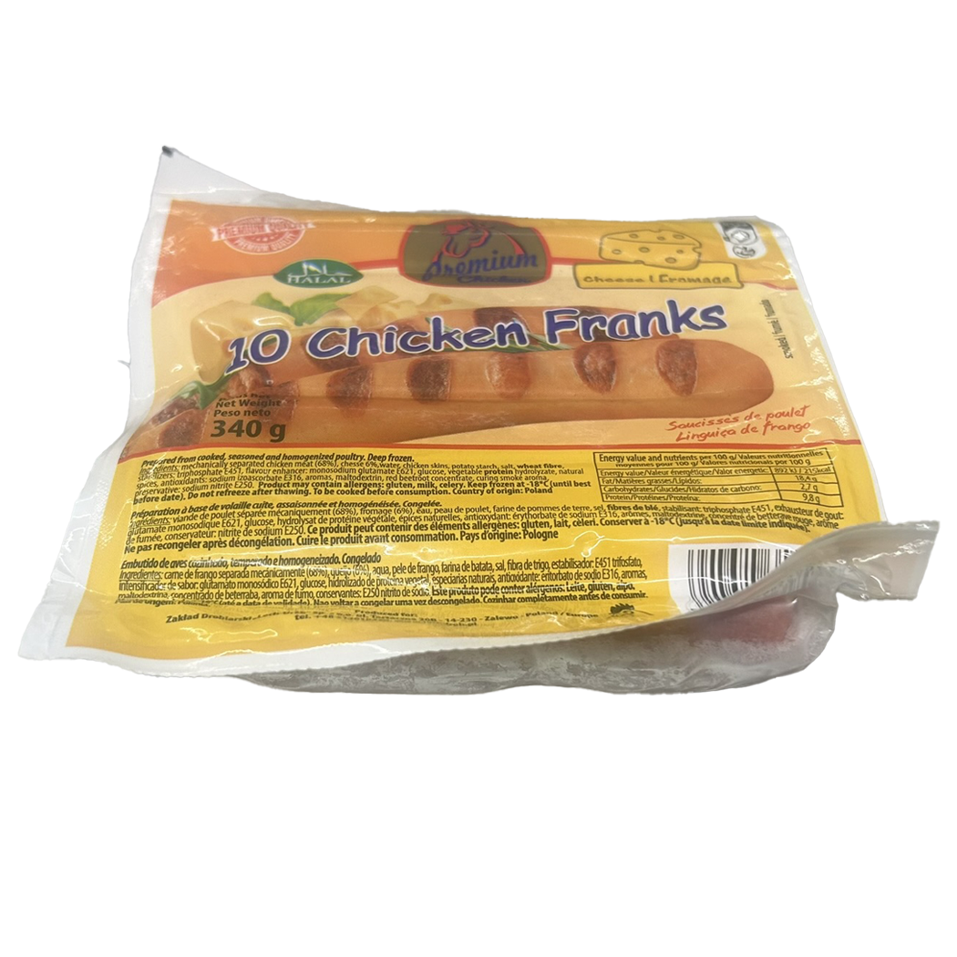 A1203031 - SAUCISSE POULET FROMAGE 340GR FRANSA