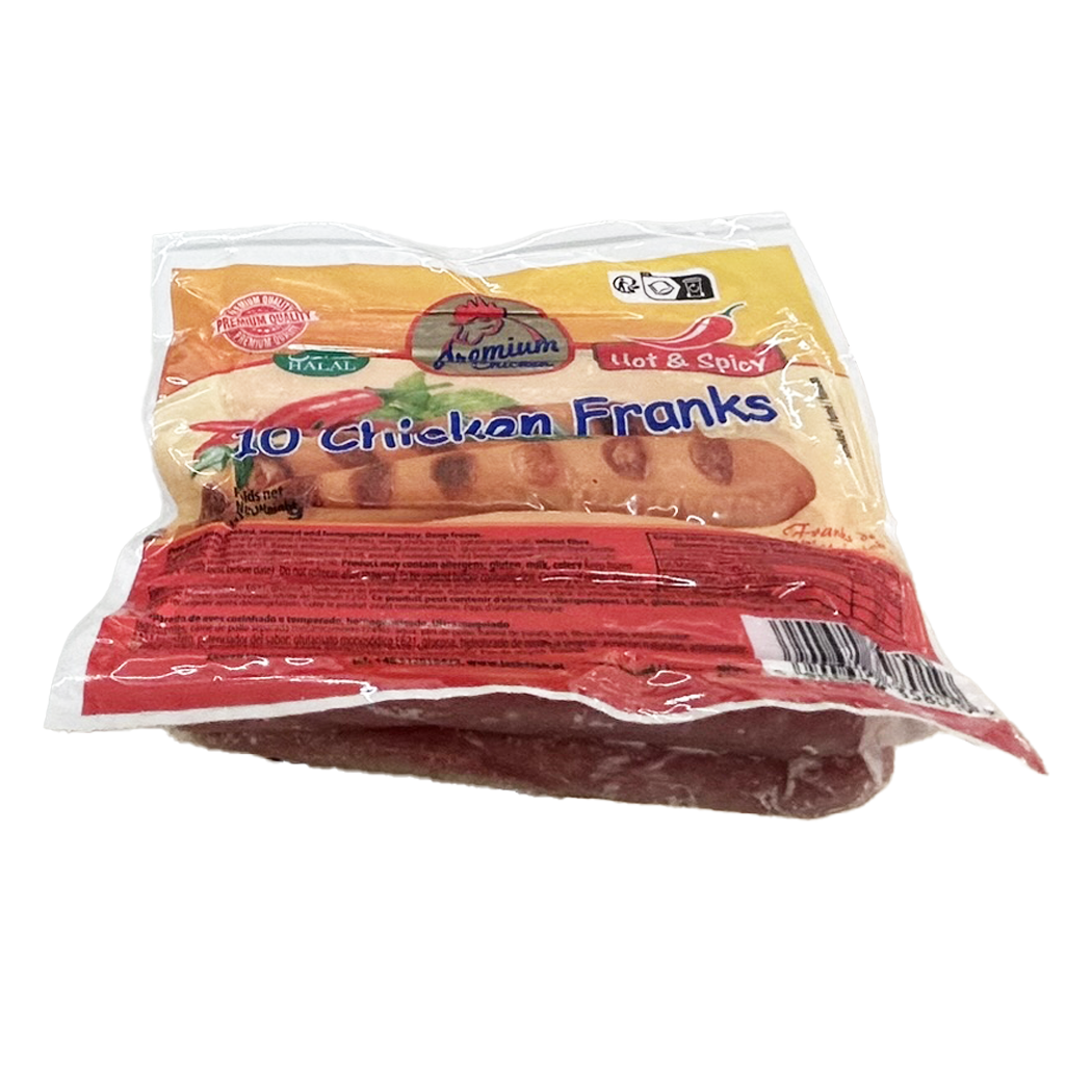 A1203032 - SAUCISSE POULET HOT & SPICY 340GR FRANSA