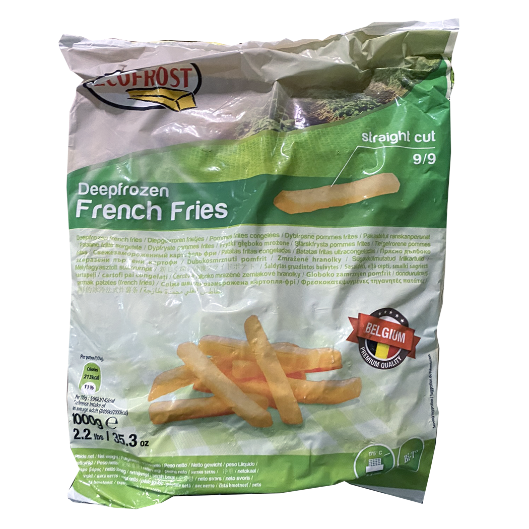 A1204006 - FRITES ECOFROST 9*9 1KG