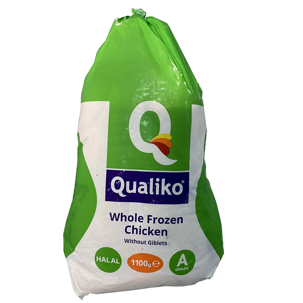 A1207000 - POULET ENTIER 1100G QUALIKO GRADE A POLYBAG