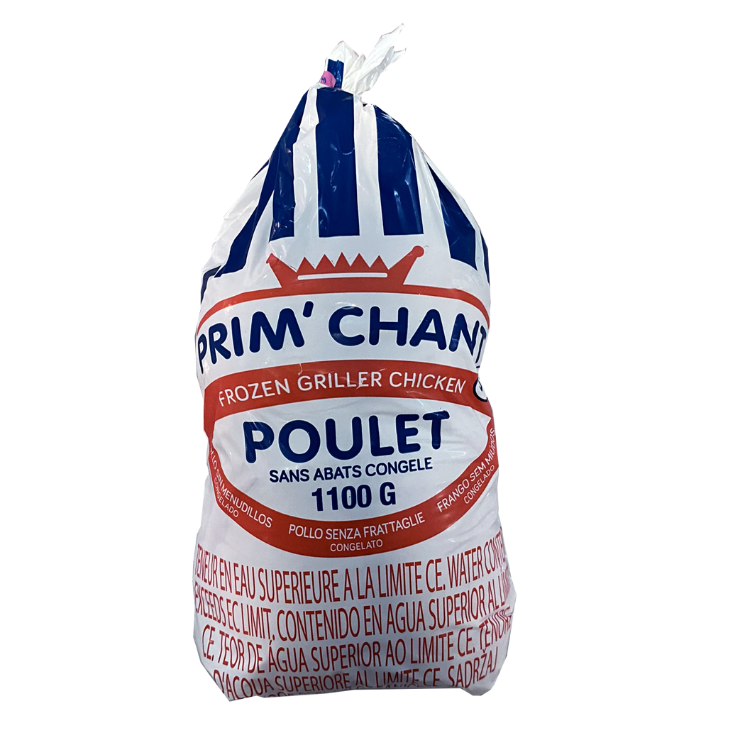 A1207001 - POULET ENTIER PRIMCHANT 1100GR