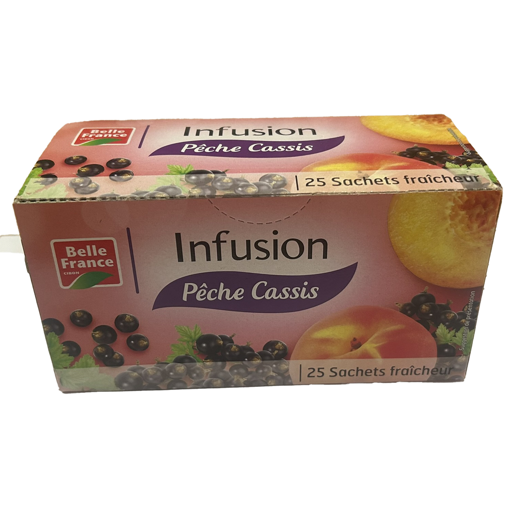 A1302018 - BF INFUSIONS PECHE CASSIS ETUI DE 25 SACHETS