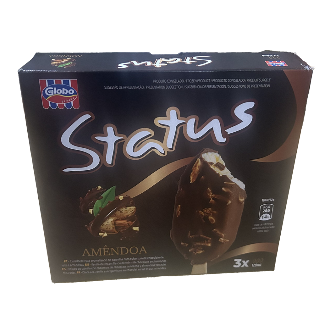 A1601021 - GLOBO ESQUIMAU 120ML AMANDE/CHOCOLAT (X3)