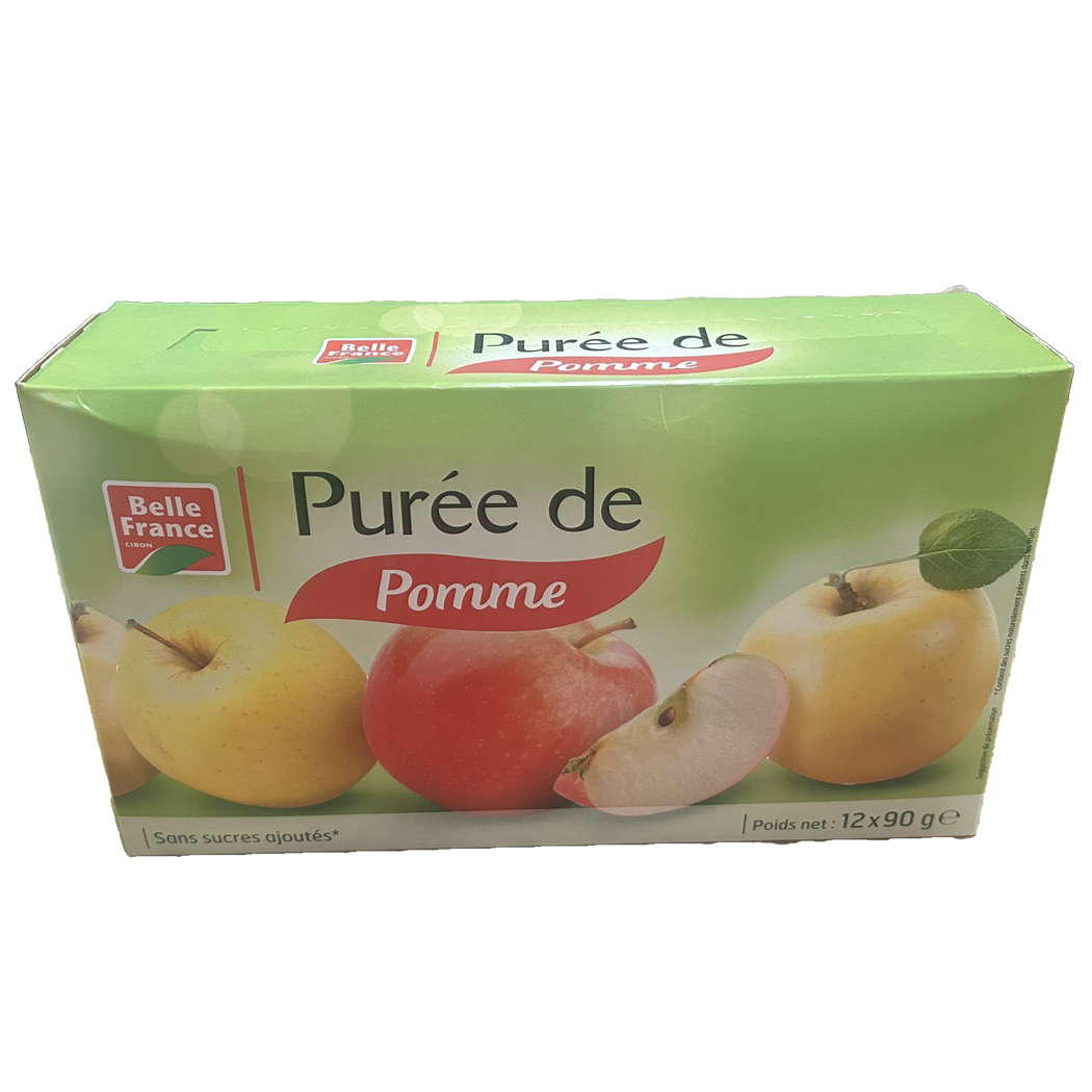 A2102037 - BF COMPOTES POMMES S.SUCRE POT DE 12X90GR GOURDE