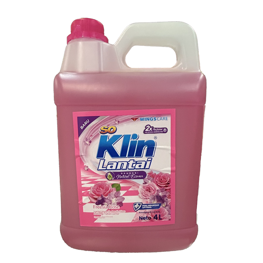 N0403032 - SOKLIN NETTOYANT SOL 4L ROUGE