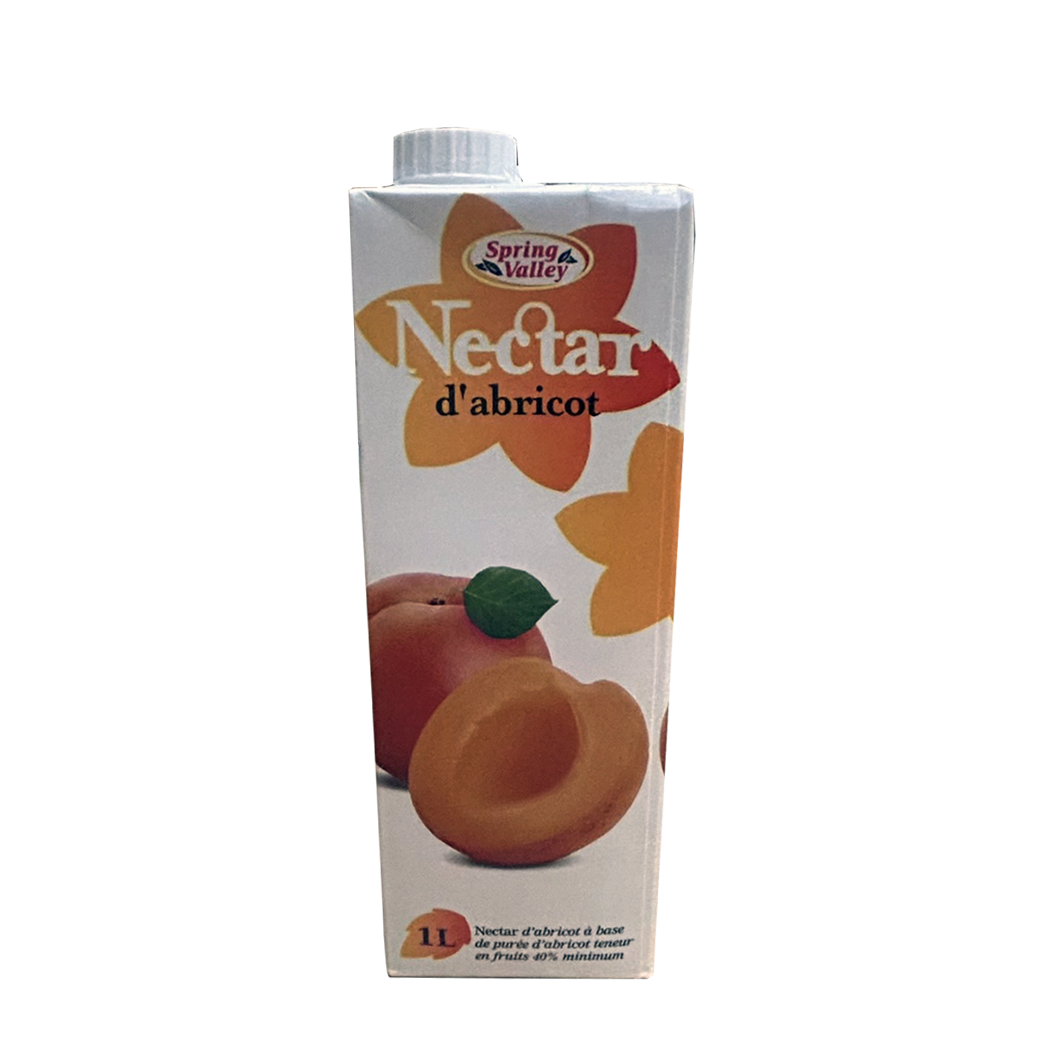 B0203016 - NECTAR ABRICOT SPRING VALLEY BRIQUE 1L