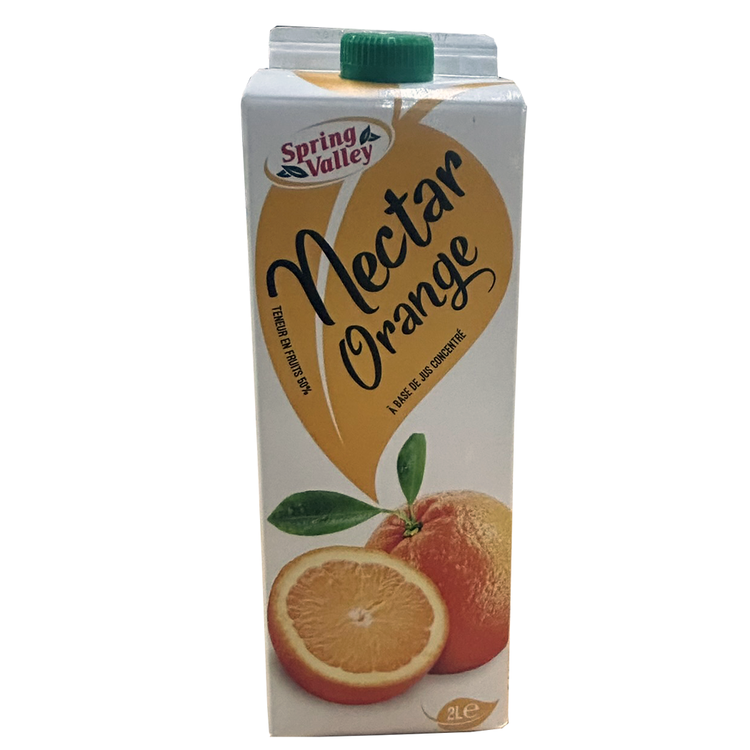 B0203018 - NECTAR ORANGE SPRING VALLEY BRIQUE 2L