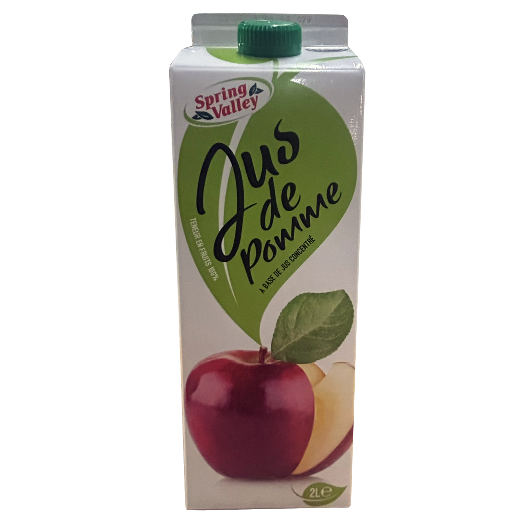 B0203019 - JUS POMME SPRING VALLEY BRIQUE 2L