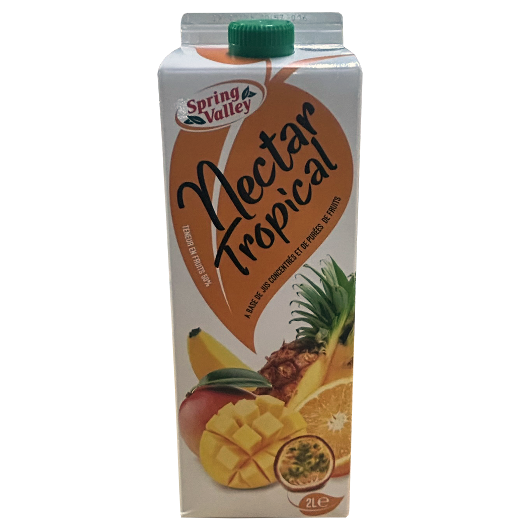 B0203020 - NECTAR TROPICAL SPRING VALLEY BRIQUE 2L
