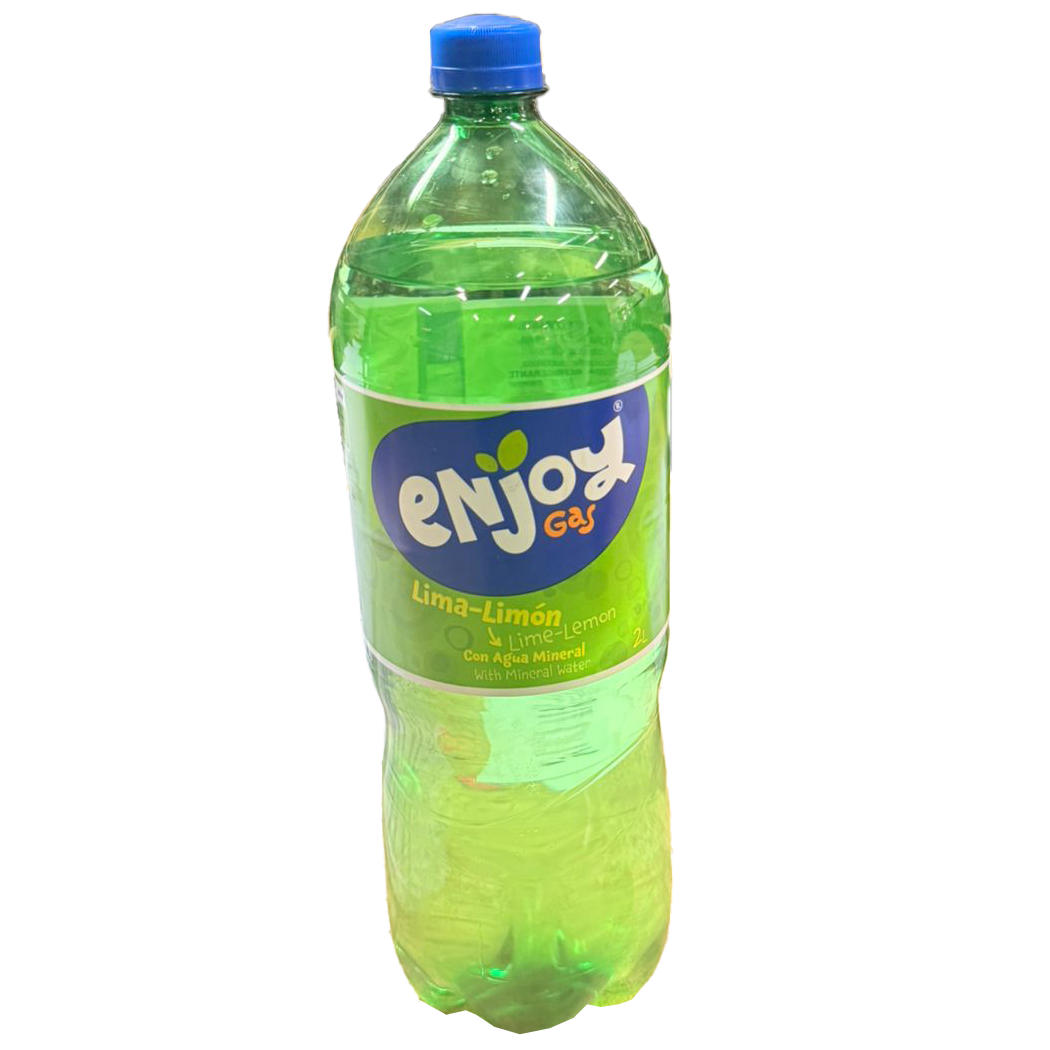 B0499021 - BOISSON ENJOY GAZEUSE CITRON VERT 2L