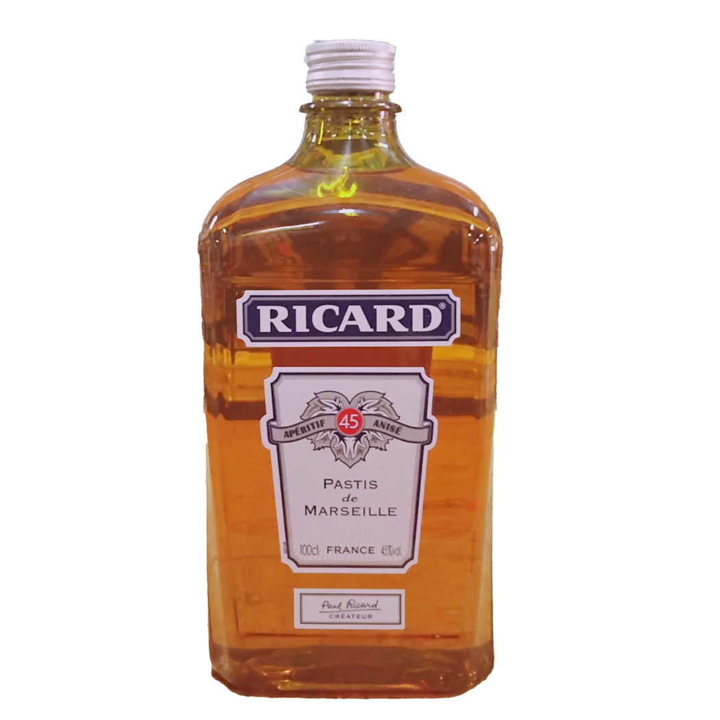 L0199037 - PASTIS RICARD BOUTEILLE PLASTIQUE 1L