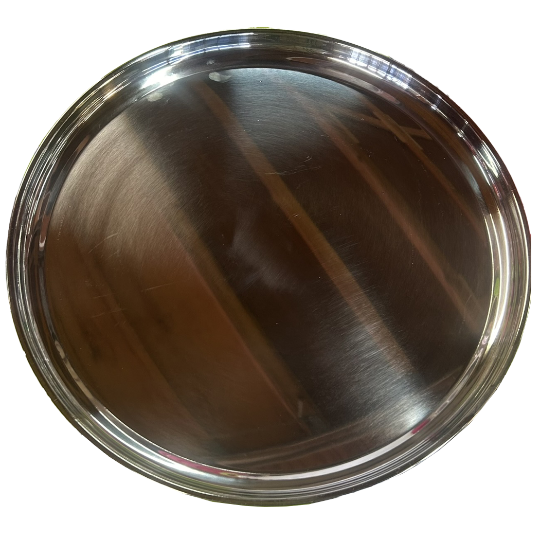 M0911045 - KES PLATEAU INOX ROND 45CM