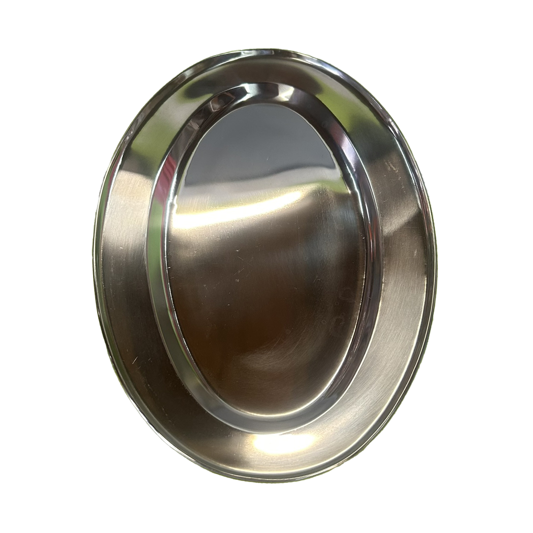 M0911063 - KES PLATEAU INOX OVALE 35CM