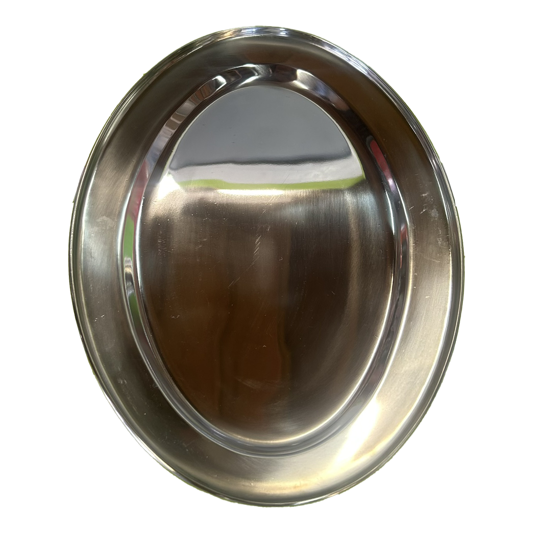 M0911064 - KES PLATEAU INOX OVALE 40CM