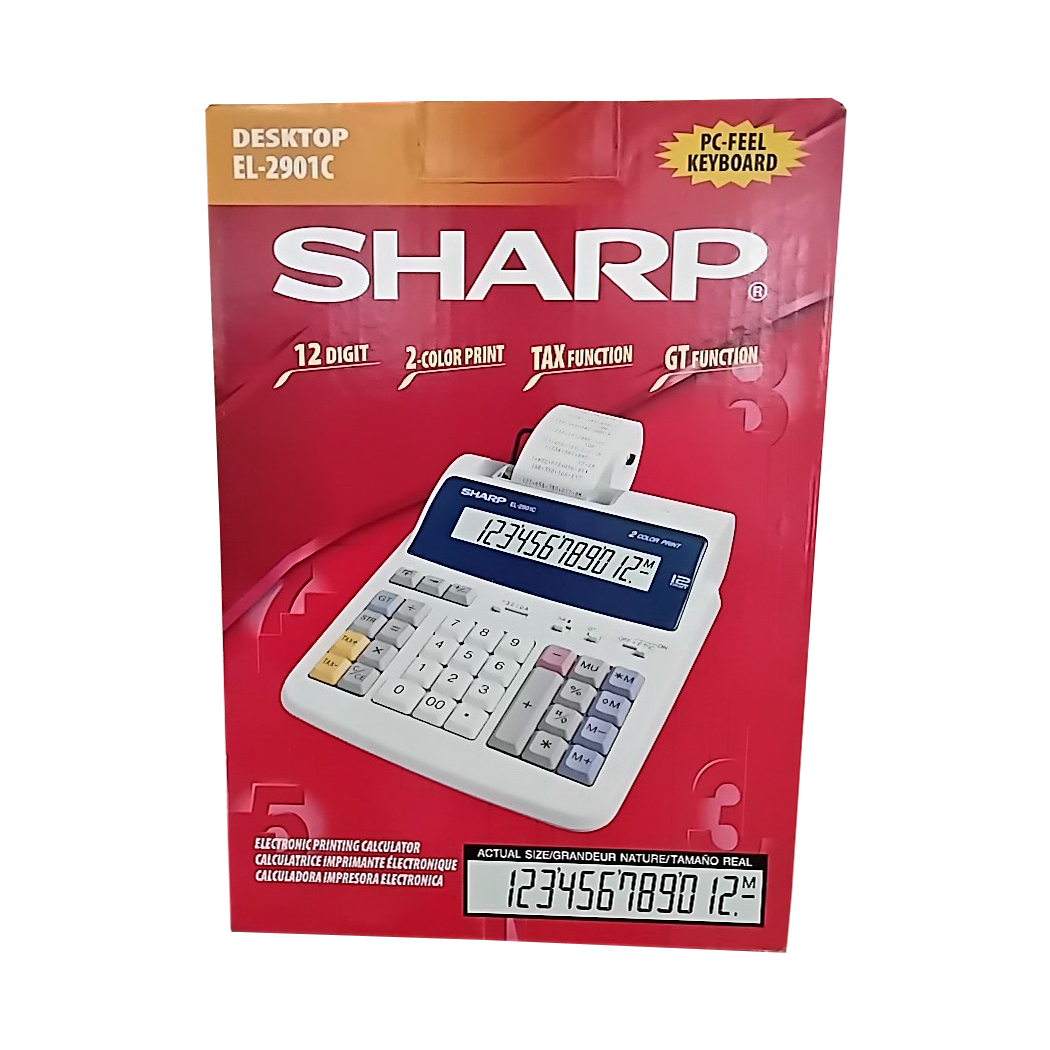 P0107001 - CALCULATRICE SHARP EL2901C