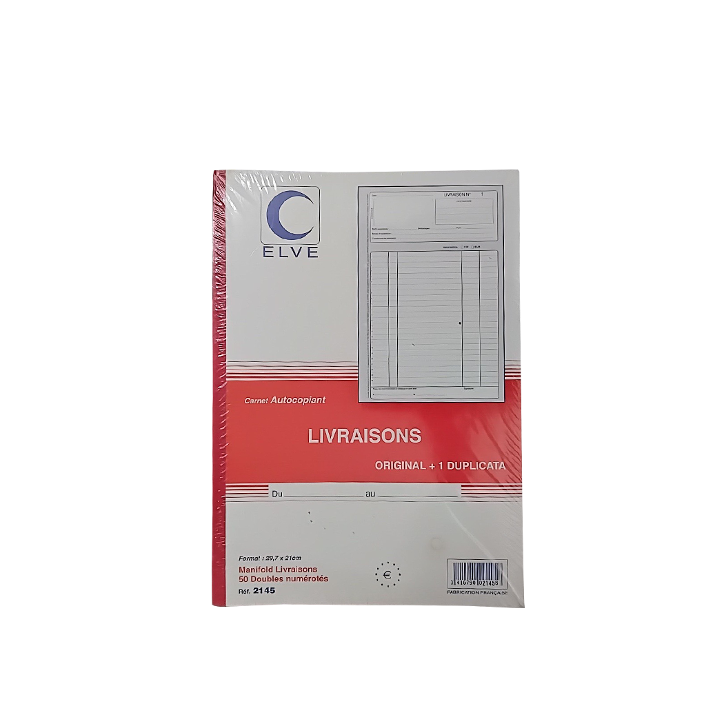 P0108005 - CARNET LIVRAISON 297/210-13162E