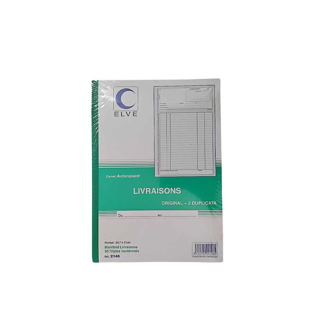 P0108006 - CARNET LIVRAISON 297X210