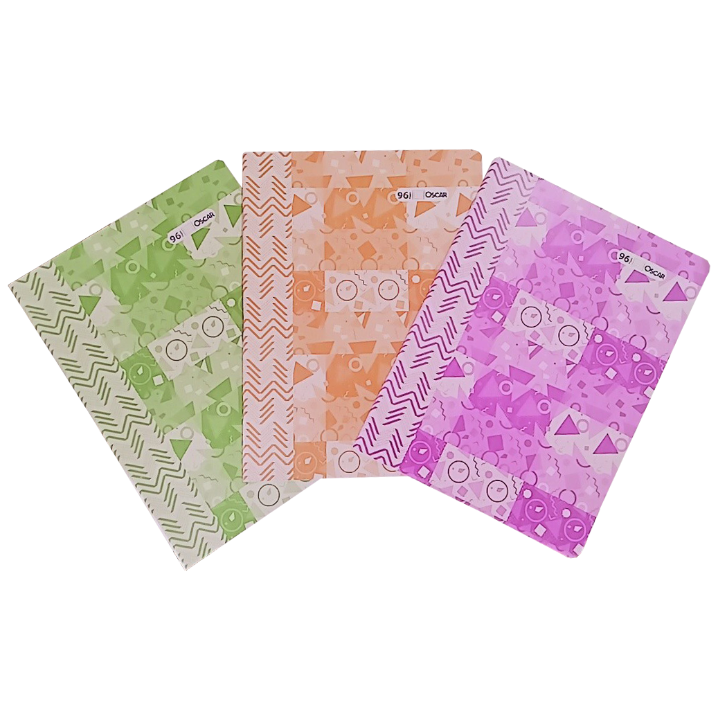 P0201001 - CAHIER 96P A4 PETIT CAR 70GR.