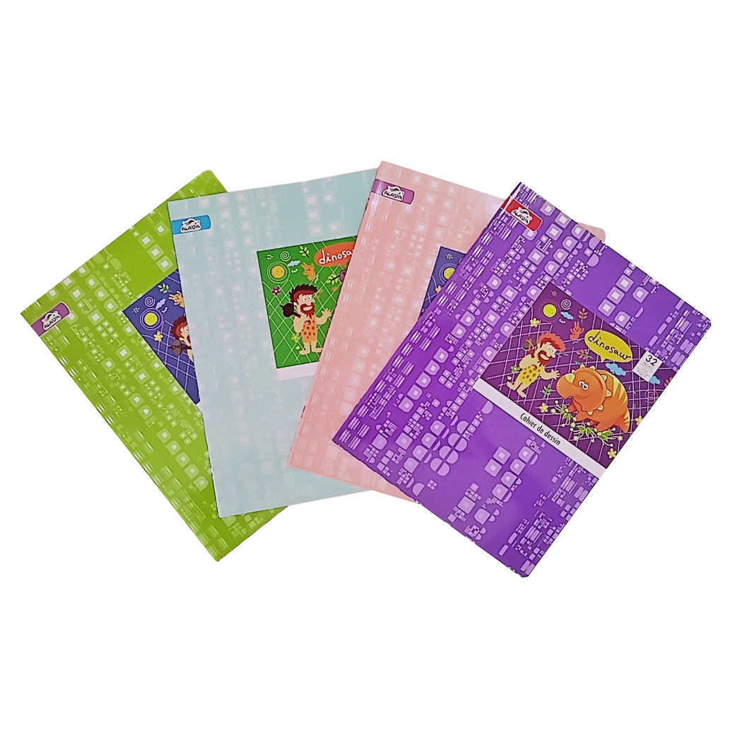 P0201034 - CAHIER PIQUE DESSIN 90g 24x32 32P O