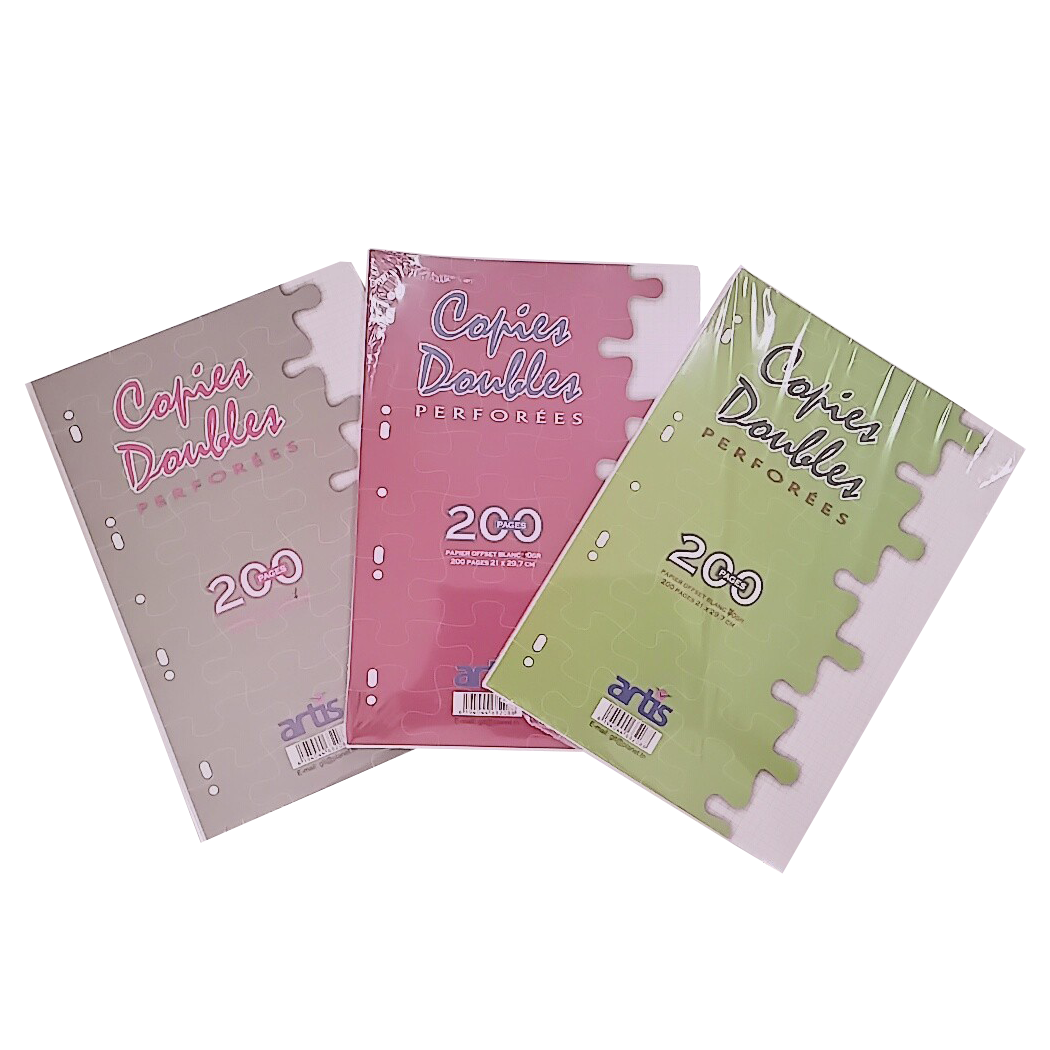 P0402005 - COPIE DOUBLE PERF A4 200P 5X5