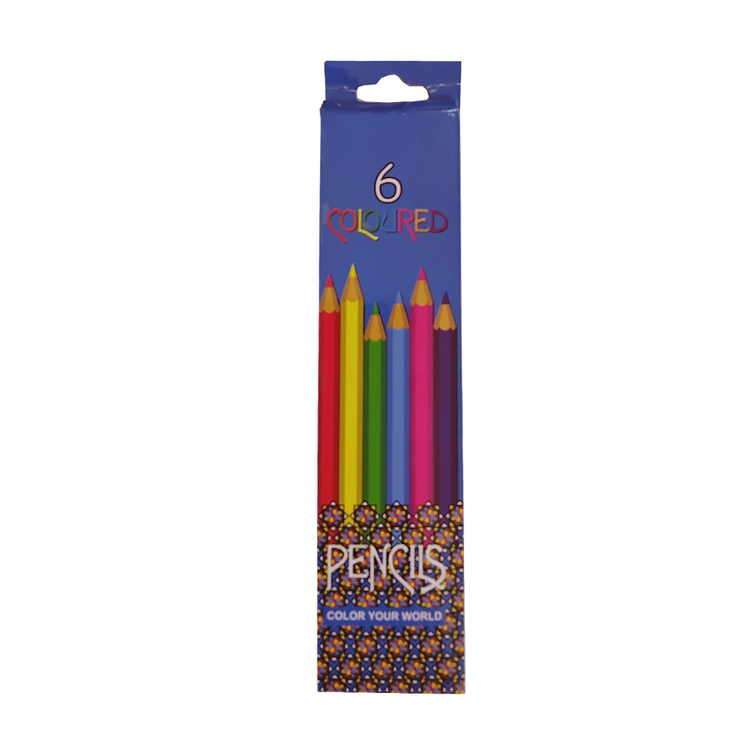 P0606004 - CRAYON DE COULEUR x6-SR19021
