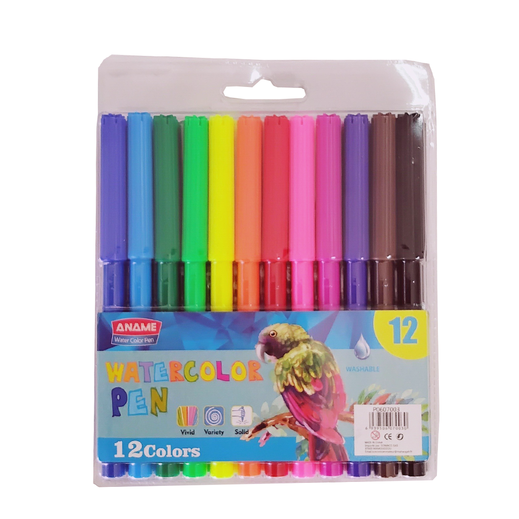 P0607003 - FEUTRES X12 CCOLOR FIBRE 858-12