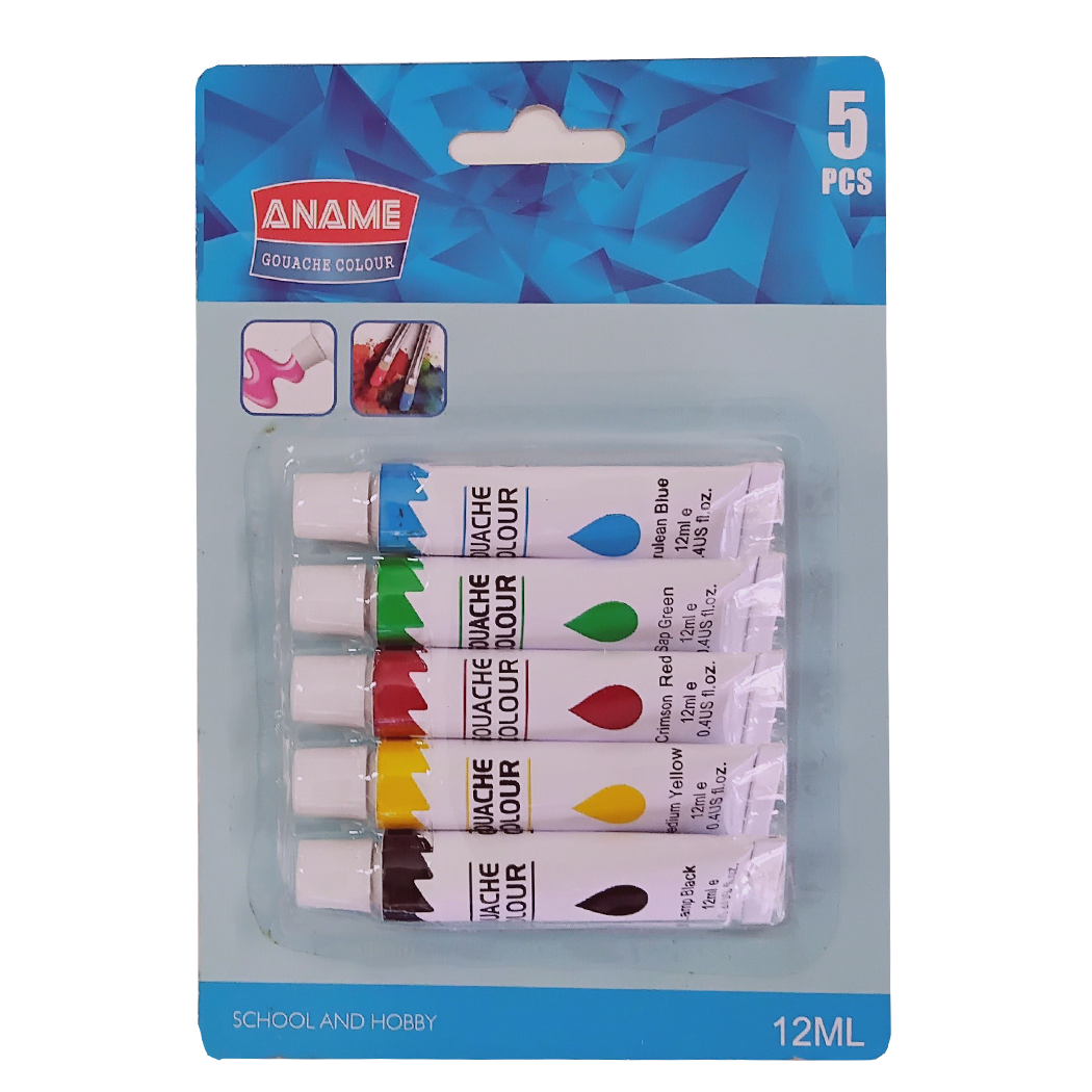 P0611014 - PEINTURE GOUACHE 5PCS 10ML MF923186
