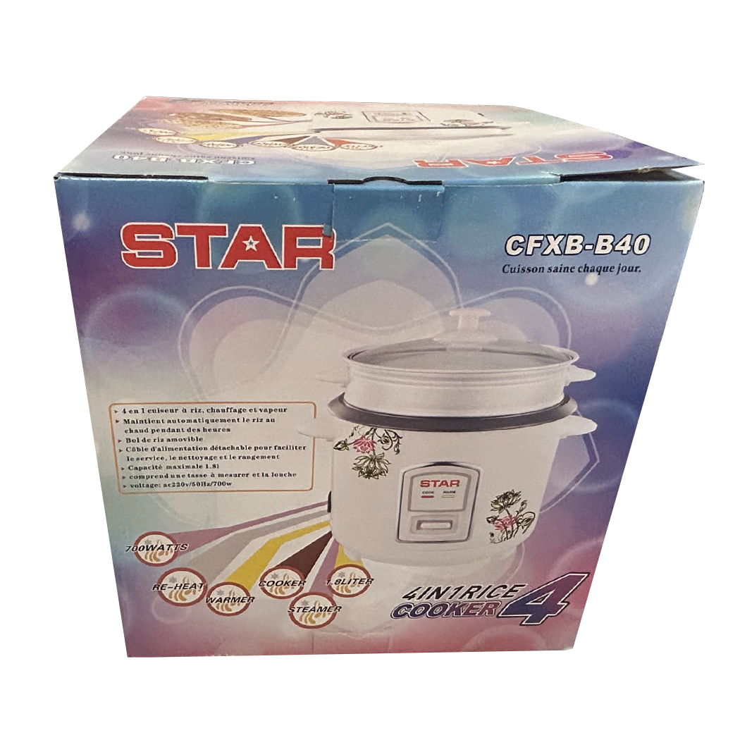 Q0303018 - DEKKO - RICE COOKER STAR CFXB-B40 1.8L