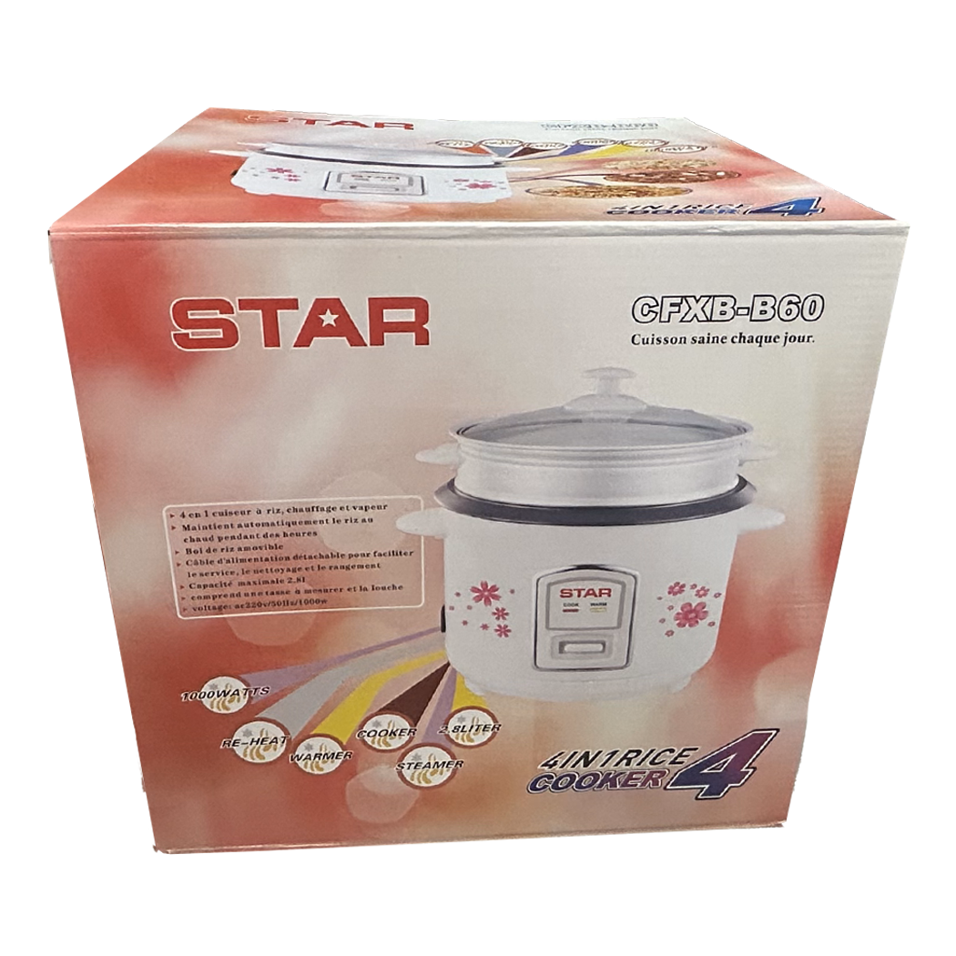 Q0303019 - DEKKO - RICE COOKER STAR CFXB-B60 2.8L