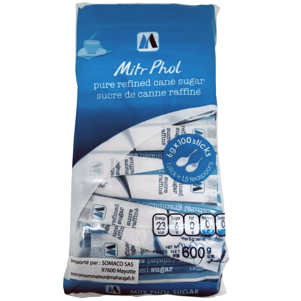 A0105014 - SUCRE 6GR X100 BLANC MITR PHOL