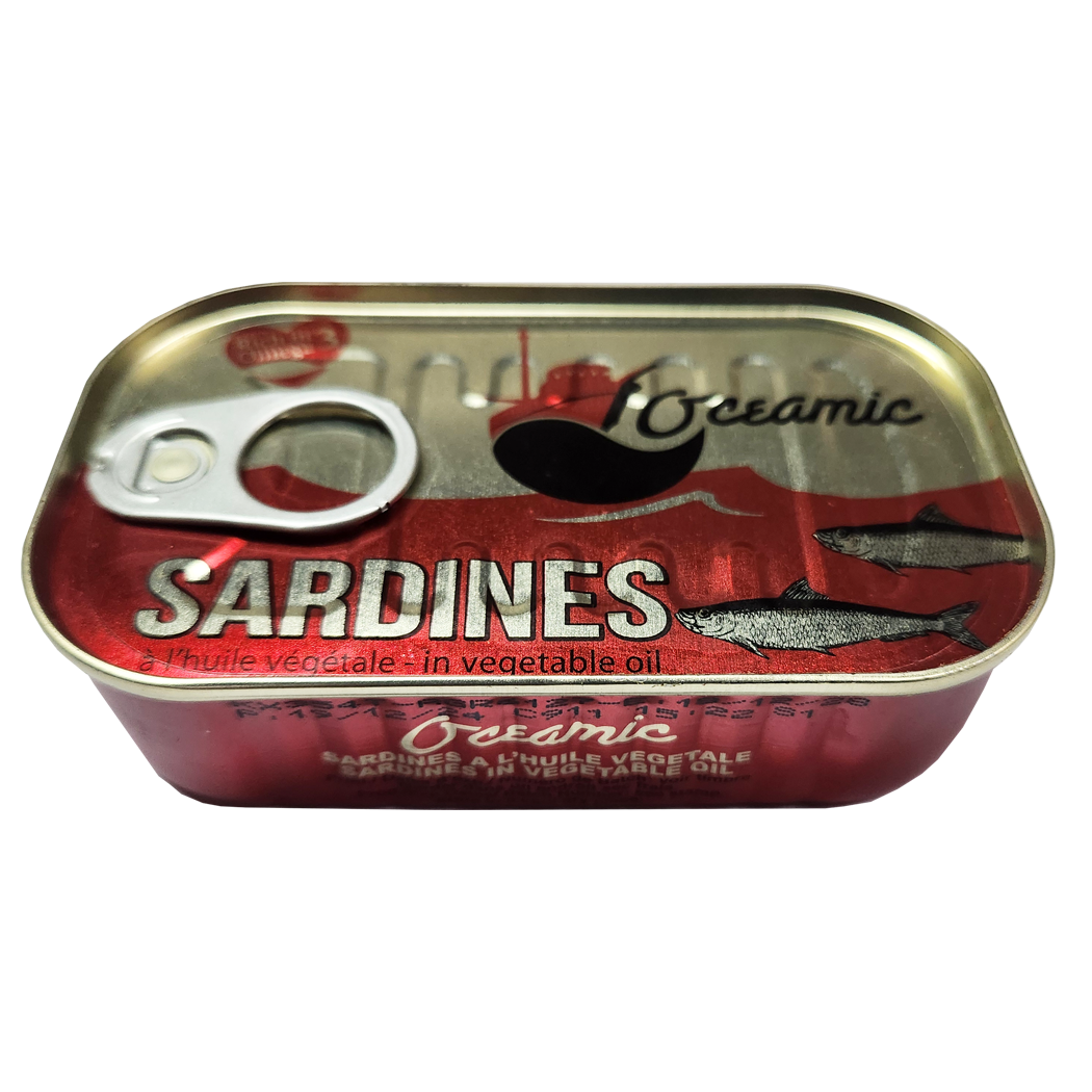 A0505008 - OCEAMIC SARDINE HUILE VEGETALE 125GM