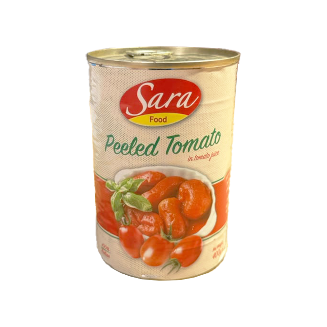 A0510016 - TOMATES PELEES 400GR SARA FOOD