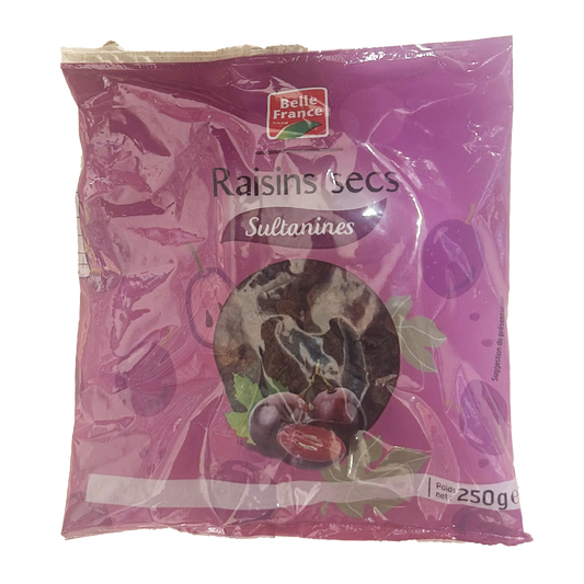 A0199106 - BF RAISIN SEC SULTANINE SACHET DE 250GR