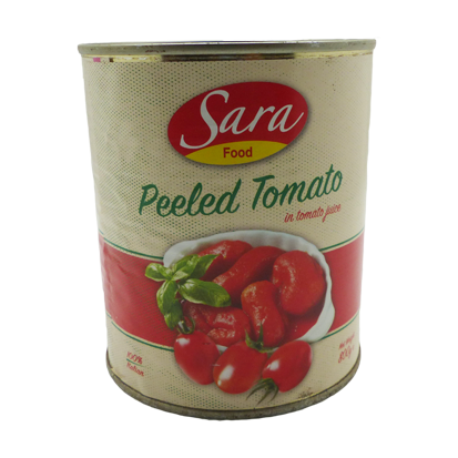 A0510018  - TOMATES PELEES 800GR SARA FOOD