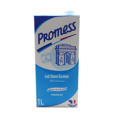 A0801013 - LAIT PROMESS 1/2  ECREME 1 L BRIK