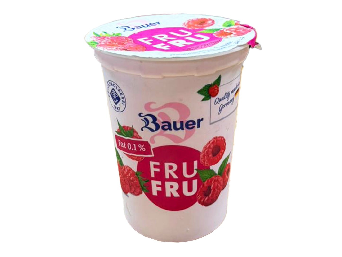 A1005102 - BAUER DESSERT LACTE 500G-FRAMBOISE-MANGUE