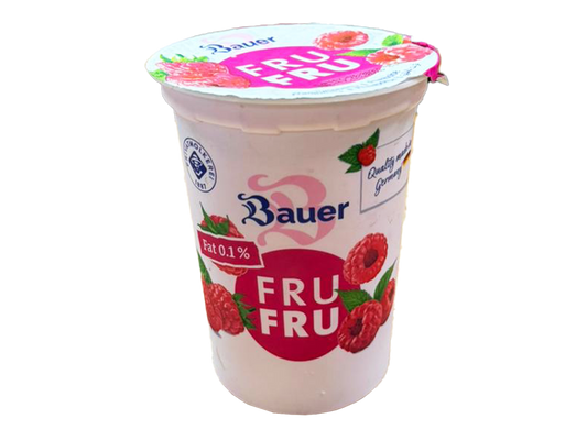 A1005102 - BAUER DESSERT LACTE 500G-FRAMBOISE-MANGUE
