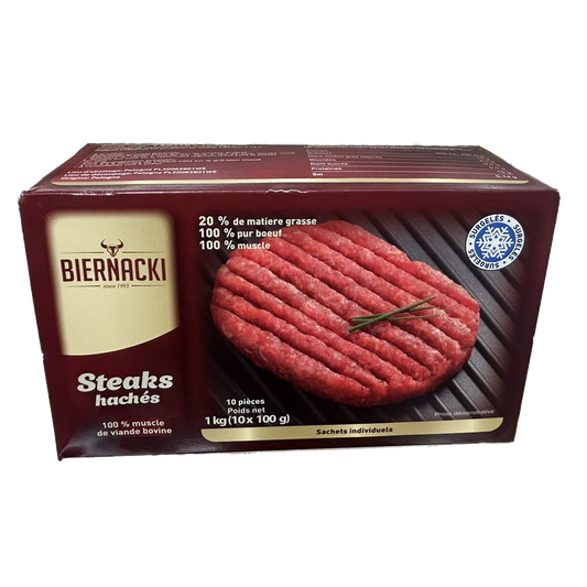 A1203013 - STEAK HACHE 20% MG 10X100GR FRANSA