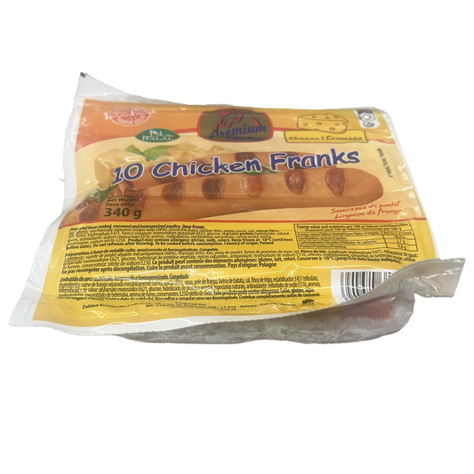 A1203031 - SAUCISSE POULET FROMAGE 340GR FRANSA